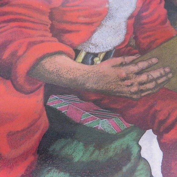 Give Yourself A Gift….READ poster (dark skinned Santa) Christmas - Picture 5 of 6